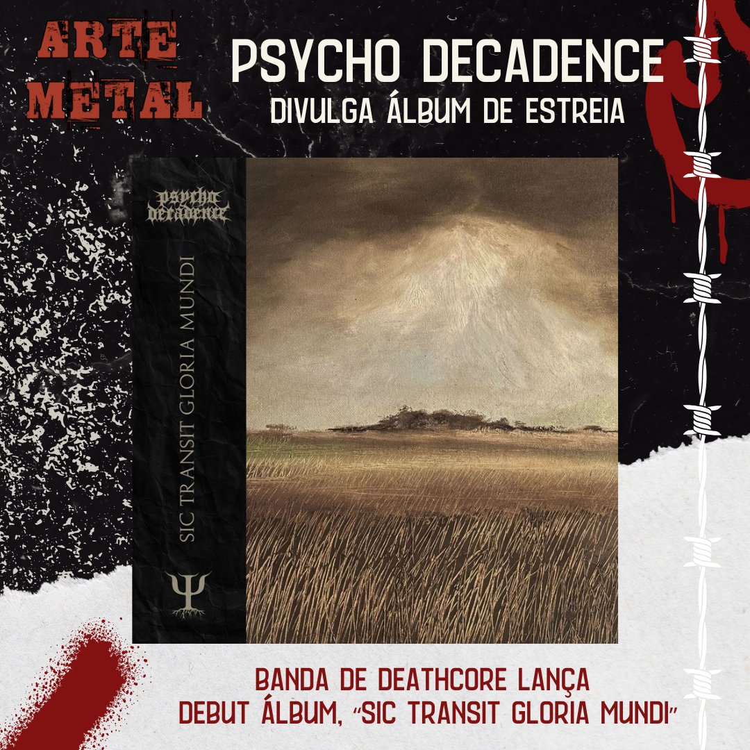 Blogartemetal's tweet image. Debut lançado! Confira detalhes no link (Instagram na bio e stories):

blogartemetal.blogspot.com/2025/11/psycho…

#psychodecadence #deathcore #heavymetal #rock #metalnacional #artemetal 

@wargodspress