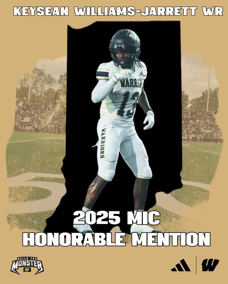 WARRENCENTRALFB's tweet image. Congratulations to our 2025 All MIC
Honorable Mention Selections:
#10 Mykell Tanner
#13 Keysean Williams-Jarrett

#WCFootball #WCFamily #BTM
@D1KeyWJ3 @CoachWhitaker1 @MykellTanner3