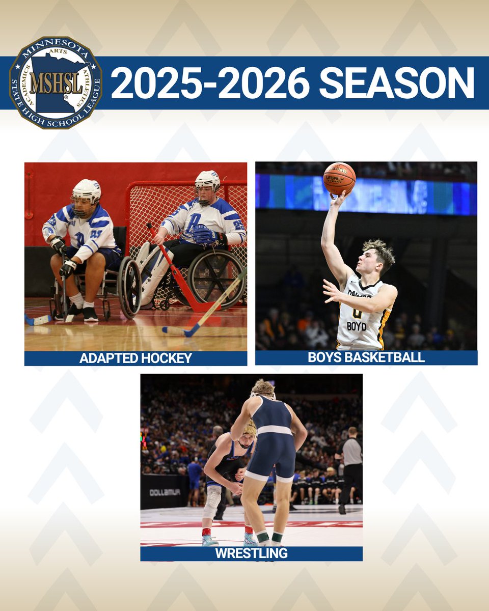 Best of luck to all Adapted Hockey, Boys Basketball and Wrestling teams as practice starts today!