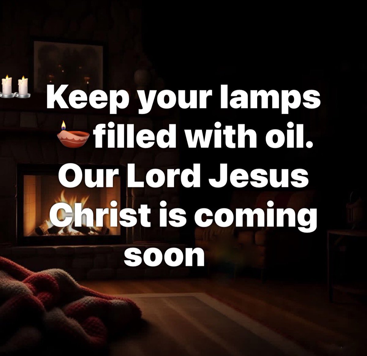The return of Jesus is coming soon. The world may feel heavy &amp; dark, but his promise is written in stone. Stay faithful.. this world is temporary, but Jesus’ return is eternal promise.

I'm no longer looking for the signs of the times. Im listening for the sound of the trumpet.🎺