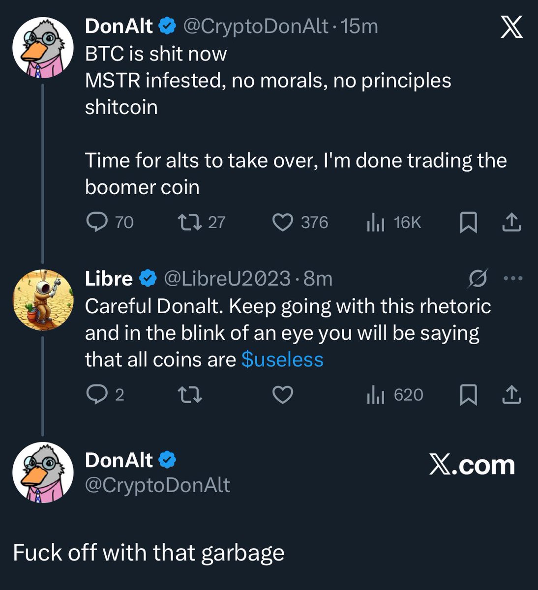 LibreU2023's tweet image. I guess it’s fair to say the sentiment is at all time lows lol