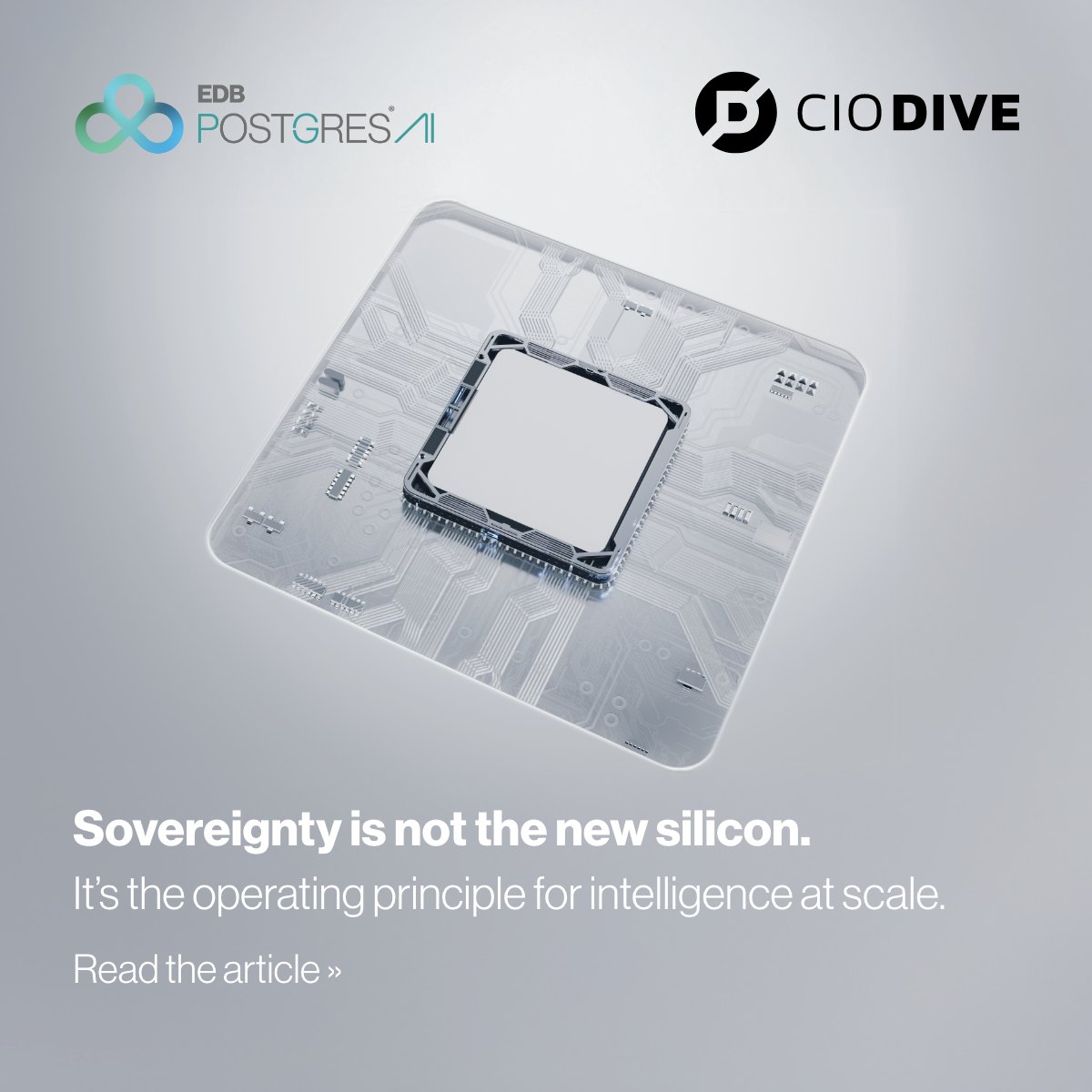EDBPostgres's tweet image. Silicon shaped the last generation of computing. In this feature with @CIOdive  we explain why #sovereignty is shaping the next: ciodive.com/spons/sovereig…