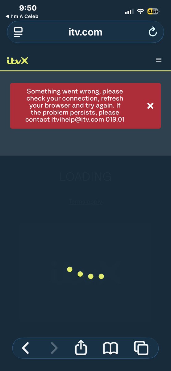 kymtyrer25's tweet image. @imacelebrity  @ITV  can’t vote it’s not working 🥴🥴 #SortItOut #ImACeleb @antanddec