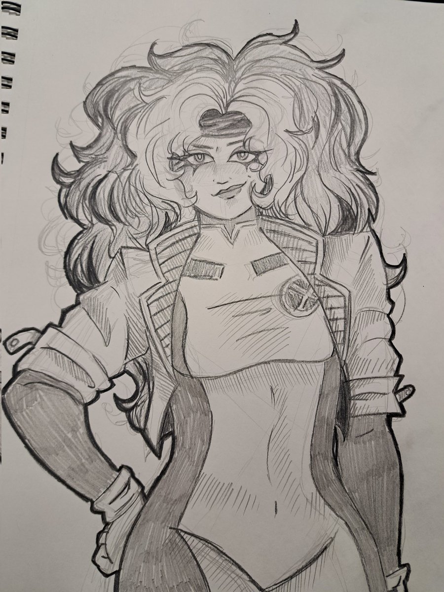 I have nothing to do in art class so I drew rogue
#xmen #Rogue