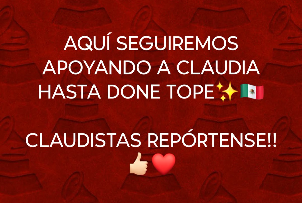 📌Soy Obradorista y apoyo totalmente a nuestra presidenta <a href="/Claudiashein/">Claudia Sheinbaum Pardo</a> 🫶
#YoConClaudia 
#Presidenta