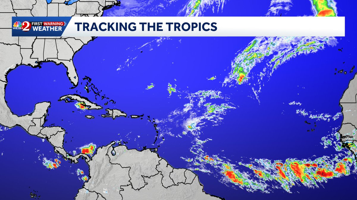 TMainolfiWESH's tweet image. 14 days left in the 2025 #Hurricane season and we aren't expecting any development over the next 7 days! #Tropics #weshwx