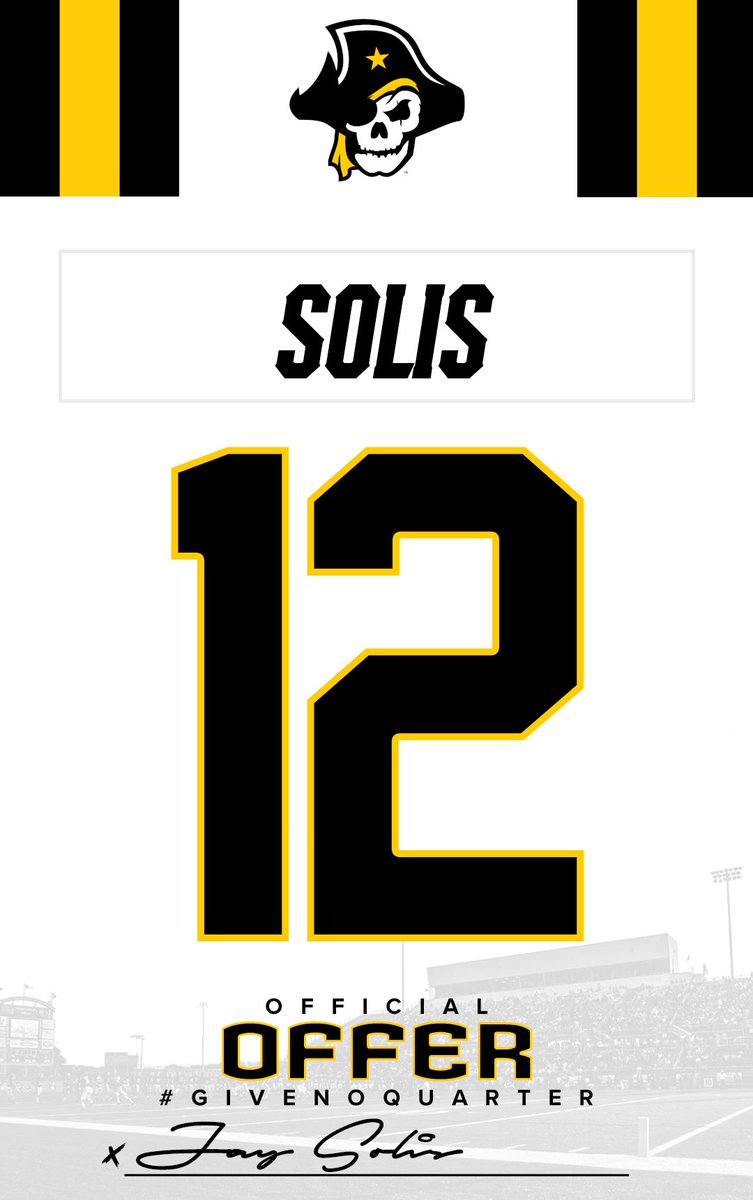 JaySolis_12's tweet photo. #AGTG Blessed to receive my first offer! Thank you to my family for always supporting me, and big shoutout to my coaches and teammates none of this would be without y’all!
🟡⚫️🟡⚫️🟡⚫️
@CoachBishopSU2
@SUPiratesFB @coach_kriesel

#HAWKPRIDE #BEGREAT #MULTISPORTATHLETE https://t.co/REDvTtdHqW