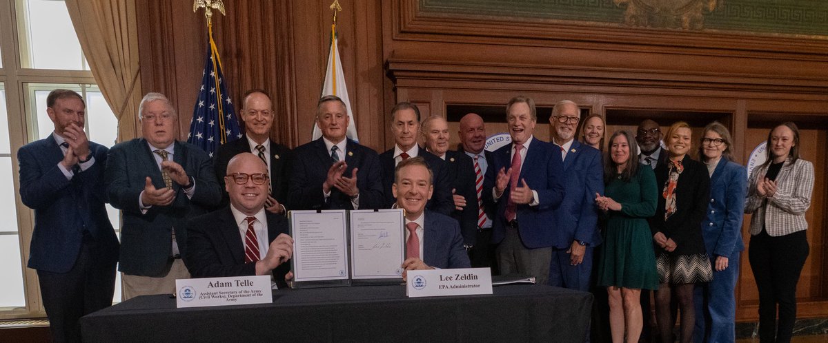 epaleezeldin's tweet image. The Trump EPA just released its new proposed definition of “Waters of the US”.
 
We will strictly follow the Supreme Court’s Sackett decision to protect America’s farmers, ranchers, and others who have been long slammed by massive overregulation. Common sense wins!…