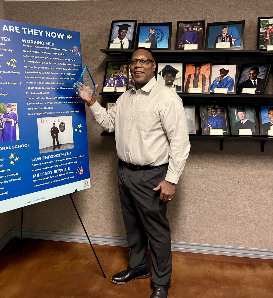 HopeFarmInc's tweet image. Executive Director Sacher Dawson, along with Vernon &amp;amp; Linda James of Save our Children Learning Center, was honored with an Exemplary Service Award in a special ceremony celebrating the children of our community and the importance of mentorship.