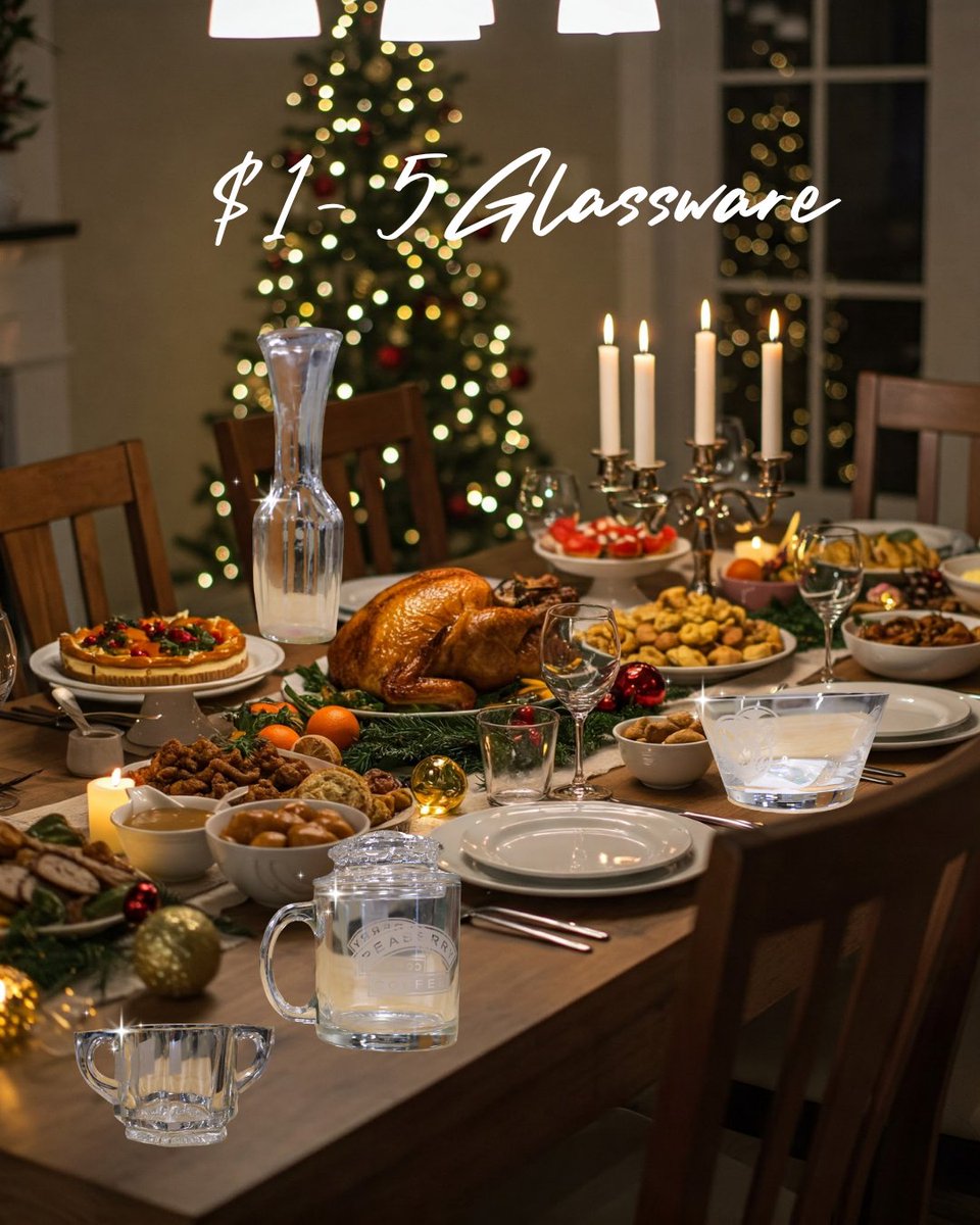CSU_Surplus's tweet image. Want to be dinner table ready for the holidays?

CSU Surplus has quite a few glassware items that would complete your home this holiday season!🍂🌲