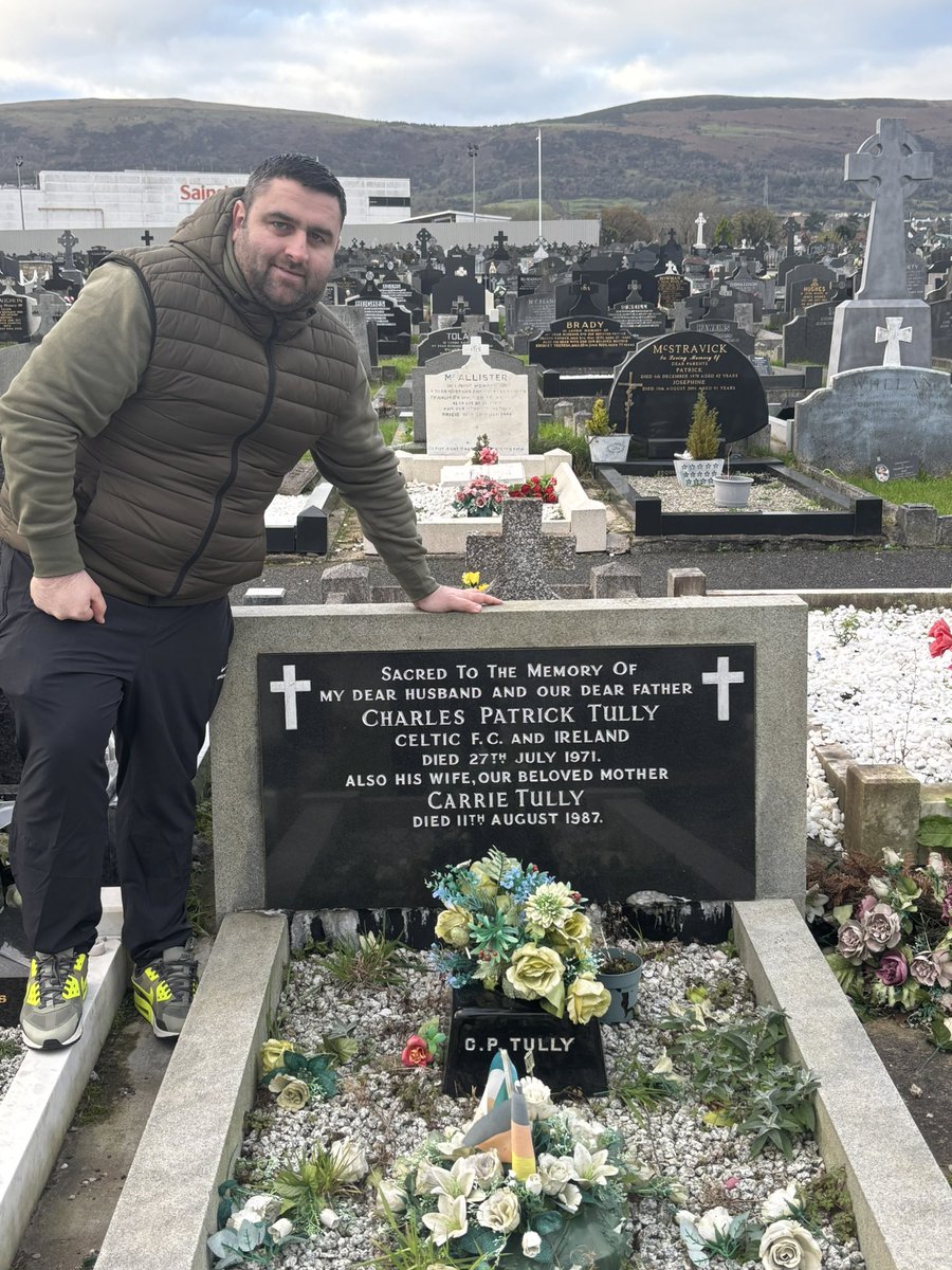 It’s Charles Patrick Tully and he’s putting on the style 🍀