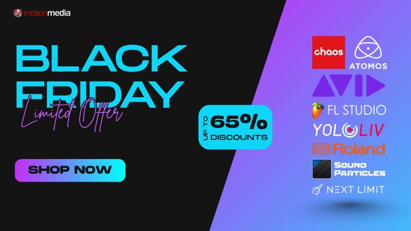 motionmediallc's tweet image. 🔥 Black Friday is LIVE!

Chaos, Avid, FL Studio, Atomos, YoloLiv &amp;amp; more are all on sale. One complete list, one place.

Official licenses. Exclusive bundles. Limited time.

👉 View the full list: buff.ly/WALb1eY 

#BlackFridayDeals #CreativeSoftware #VideoEditing…