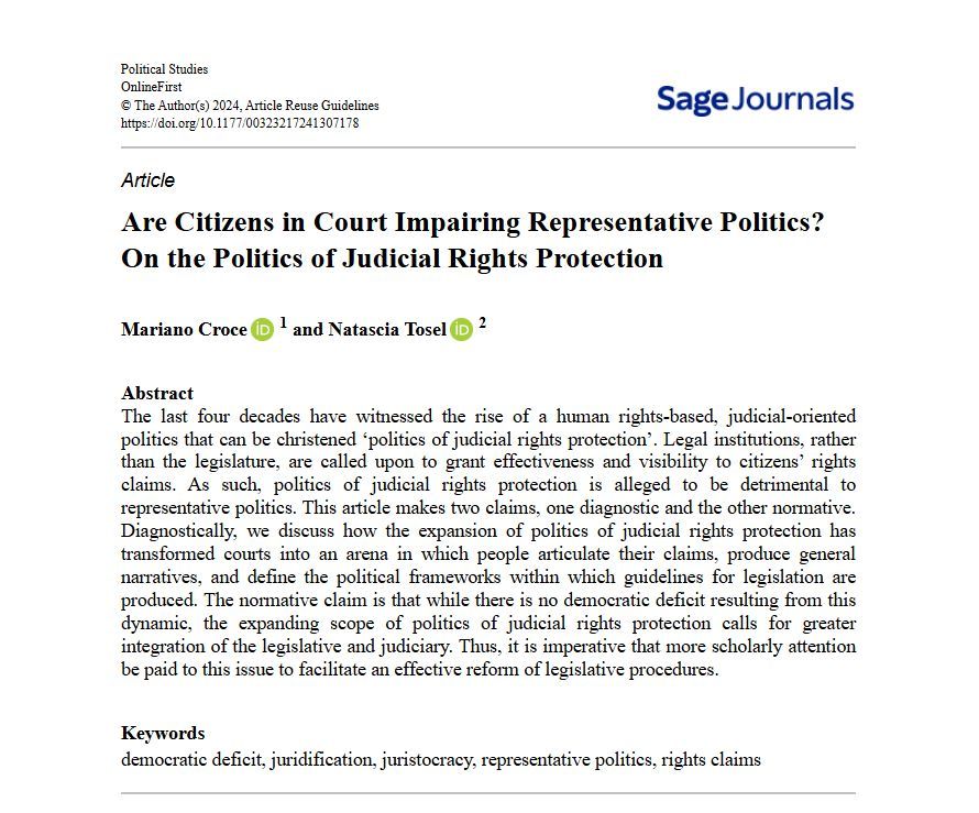 Political Studies tweet media