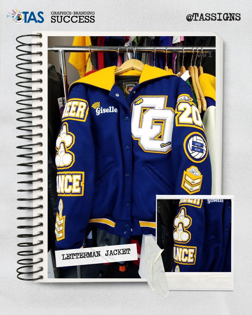tassigns's tweet image. Bring the varsity spirit wherever you go.
Letterman looks. TAS made. 💥
#TAS #CustomWear #StyleWithPurpose