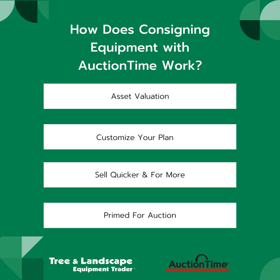 tree_trader's tweet image. The time to consign your equipment is NOW !! 

Whether you need to list individual pieces or an entire equipment package, AuctionTime’s vast network of experienced, trusted auctioneers stand ready to help you sell for top dollar.  

Get started today at ow.ly/Ah2i50Xt8XO