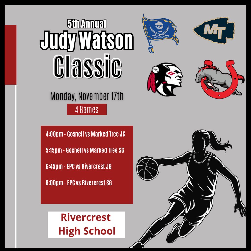 The 5th Annual Judy Watson Classic is getting underway with Marked Tree vs Gosnell Junior Girls.