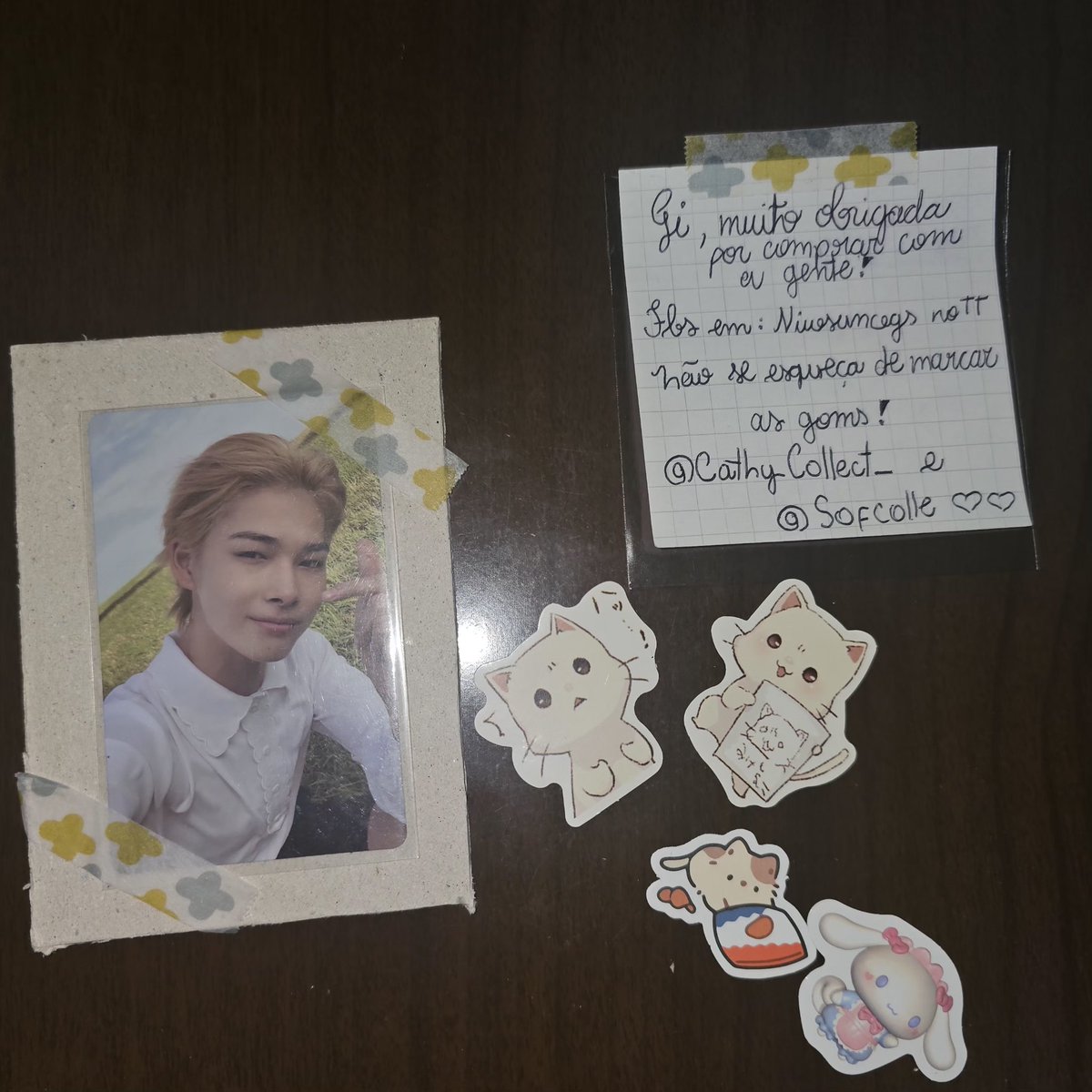 rikiparanaense's tweet photo. feedback super positivo para – @niwsuncegs (goms: @Cathycollect_ &amp; @sofcolle)

fui super bem atendida do inicio ao fim!! a gom foi bem atenciosa e fazia questão de me mandar as etapas do envio. o photocard chegou em minhas mãos em perfeito estado! obrigada 🤍 https://t.co/VM9LEO2Baw