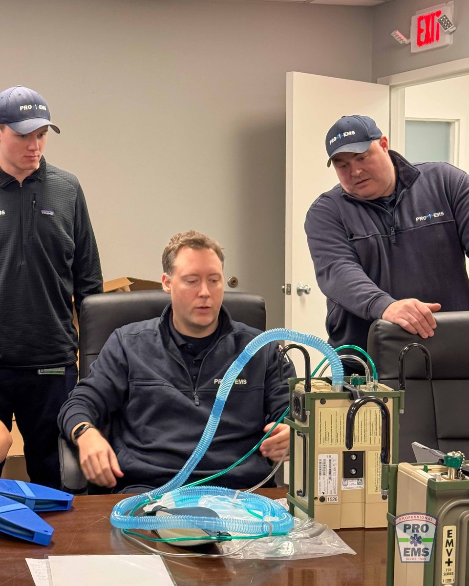 Our latest HALO training focused on ventilators. Mechanical ventilation is an important part of our ALS care and it's critical that every PRO provider ensures high-precision respiratory support for our patients, regardless of the complexity of the situation.

#PROEMS
