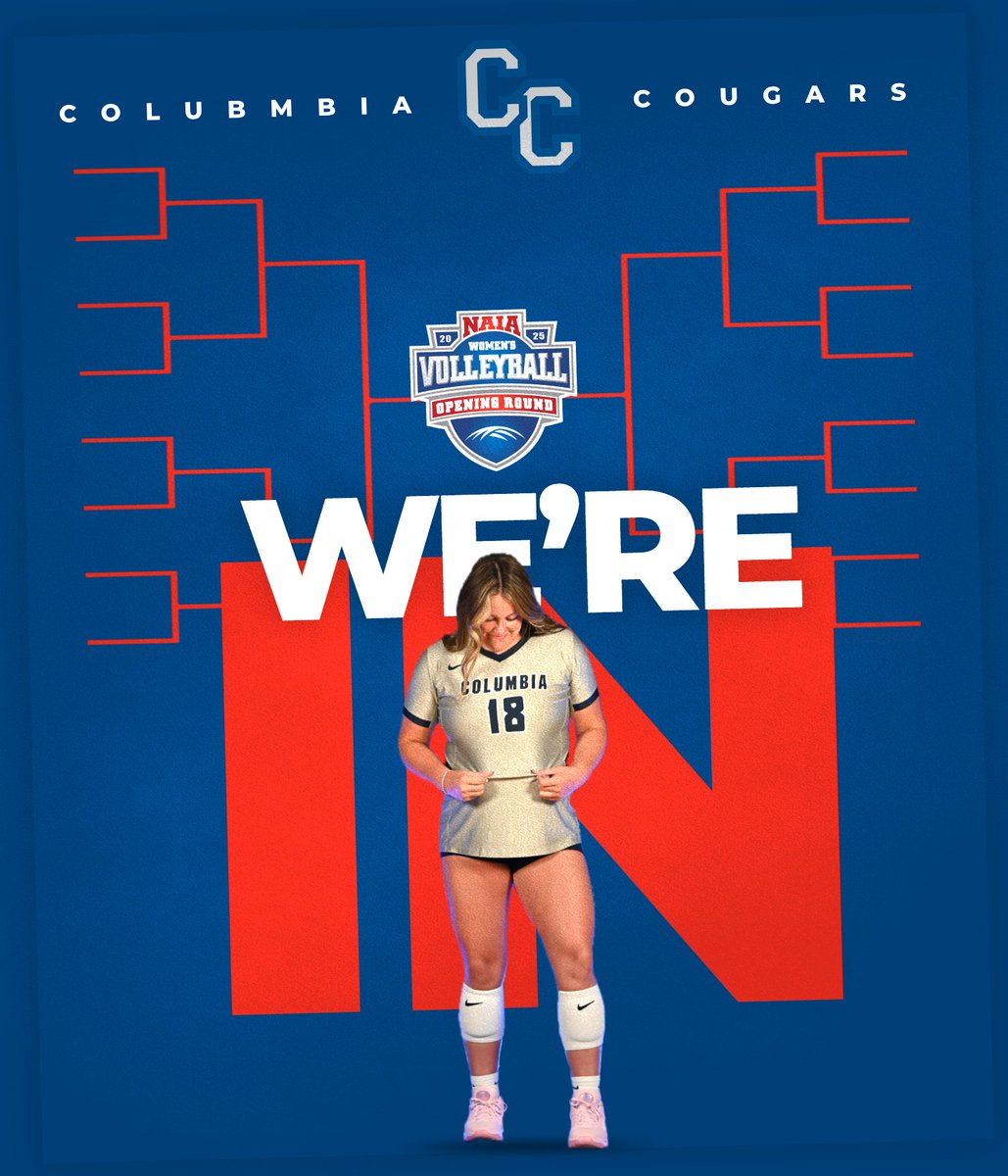 AMCSports's tweet image. The Cougars are making their 31st trip to the NAIA Women’s Volleyball National Championship as they head to Bellevue, Nebraska to face seventh-seeded Bellevue on November 22.
 
 #TheRightWayToPlay | #BattleForTheRedBanner | #NAIAWVB