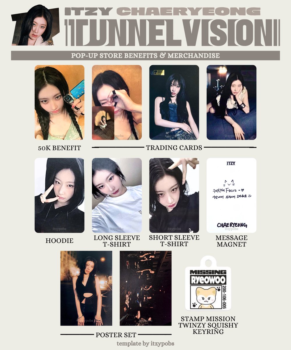 🐜 ITZY <TUNNEL VISION> TNVS makestar pop up store benefits