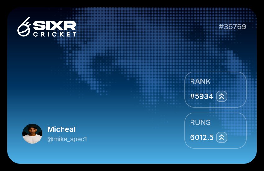 mike_spec1's tweet image. Trying so hard to be ranked among the top 1,000 before the end of this week... Thanks my boss @TeaonaX

$SIXR going global 🥳🚀🚀