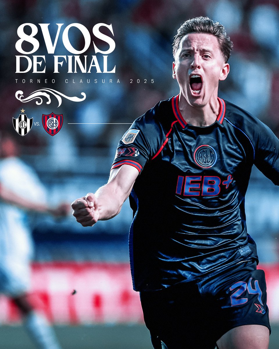 SanLorenzo's tweet photo. ✅ ¡Rival confirmado para los octavos de final del Clausura!

#SanLorenzo se enfrentará a Central Córdoba, en Santiago del Estero.

💪 ¡Vamos, Ciclón! https://t.co/C01nBX13z3