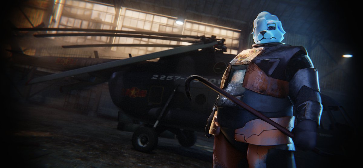 wanted to post this cause im proud of it i modelled an H.E.V suit for me and made a render cause im hype for HL3 and GOTTA show that off !!!!