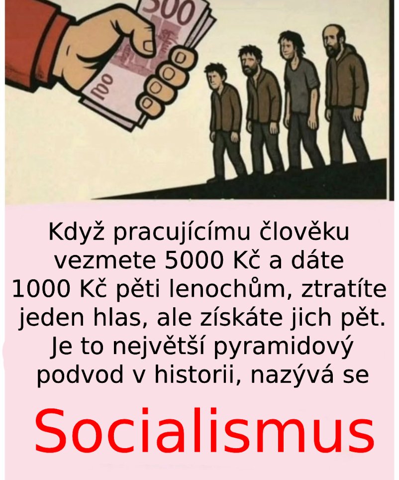 frvavra's tweet image. V roce 1989 socialismus neskončil.
Do velké míry přetrvává.
Většina socialistů už není rudá. Někteří se přebarvili na růžovo, jiní na zeleno a jiní zase na modro.

Ale stále vám berou peníze a přerozdělují je, uplácejí voliče a centrálně plánují váš život.

Stále je co zlepšovat.