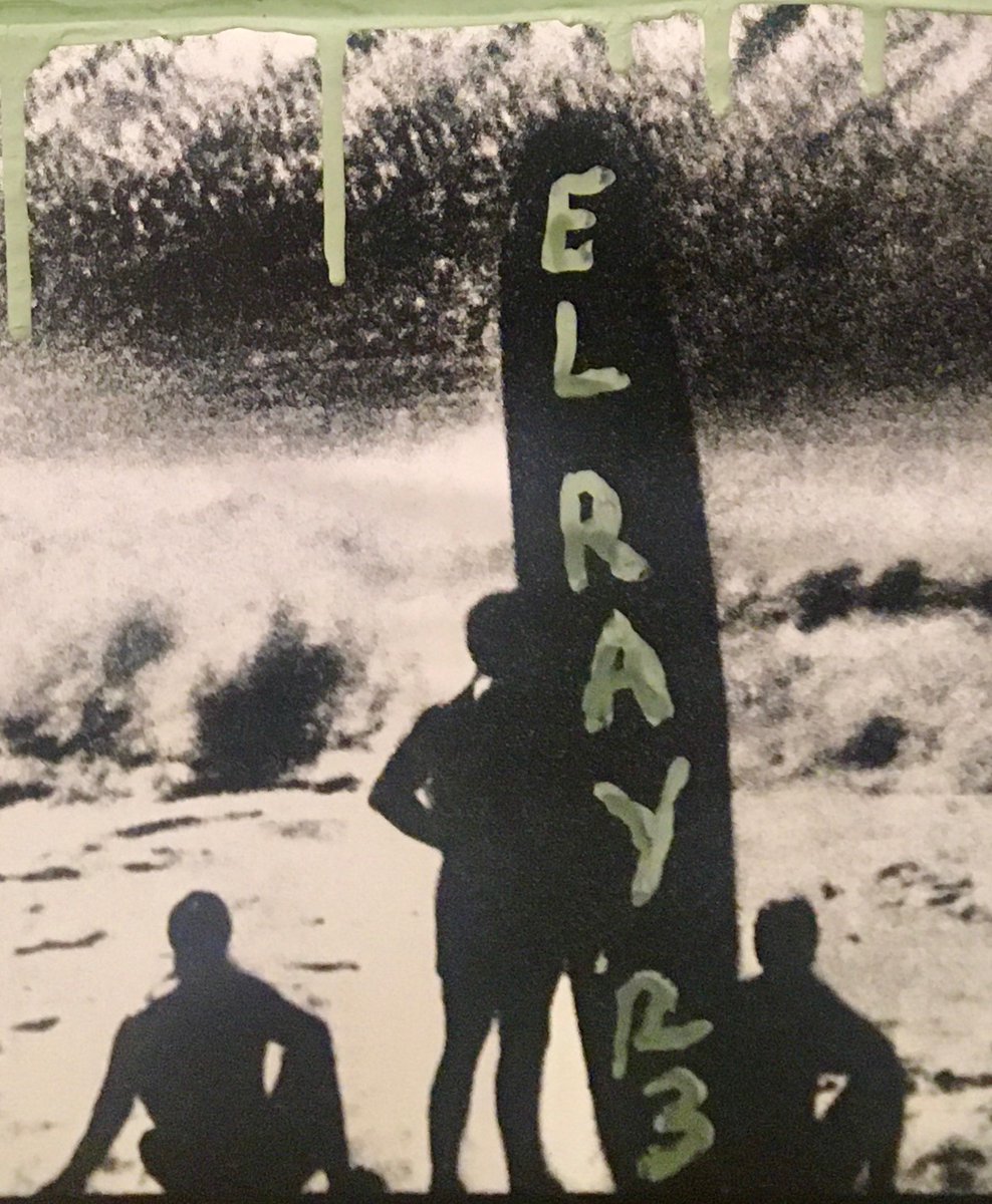 Oldie but goodie Rockaway “El Ray” Ray pondering the paddle out at decent P.O.P. Pier after early morning Synanon session. Venice Beach branch 🙌🏻