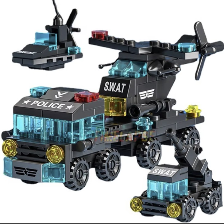 theliltotsstore's tweet image. 🚨👮‍♂️💥 Gear up for action! The 6in1 Police S.W.A.T. Building Set lets you build 🚔🚁🚤 6 epic vehicles to protect the city! 🧱💪 Perfect for mini heroes with big imaginations! 🌟 
$17.88
📲thelittletotsstore.com/.../6in1-polic…
#STEMToys #BuildingFun #SWATTeam #TransformationTuesday