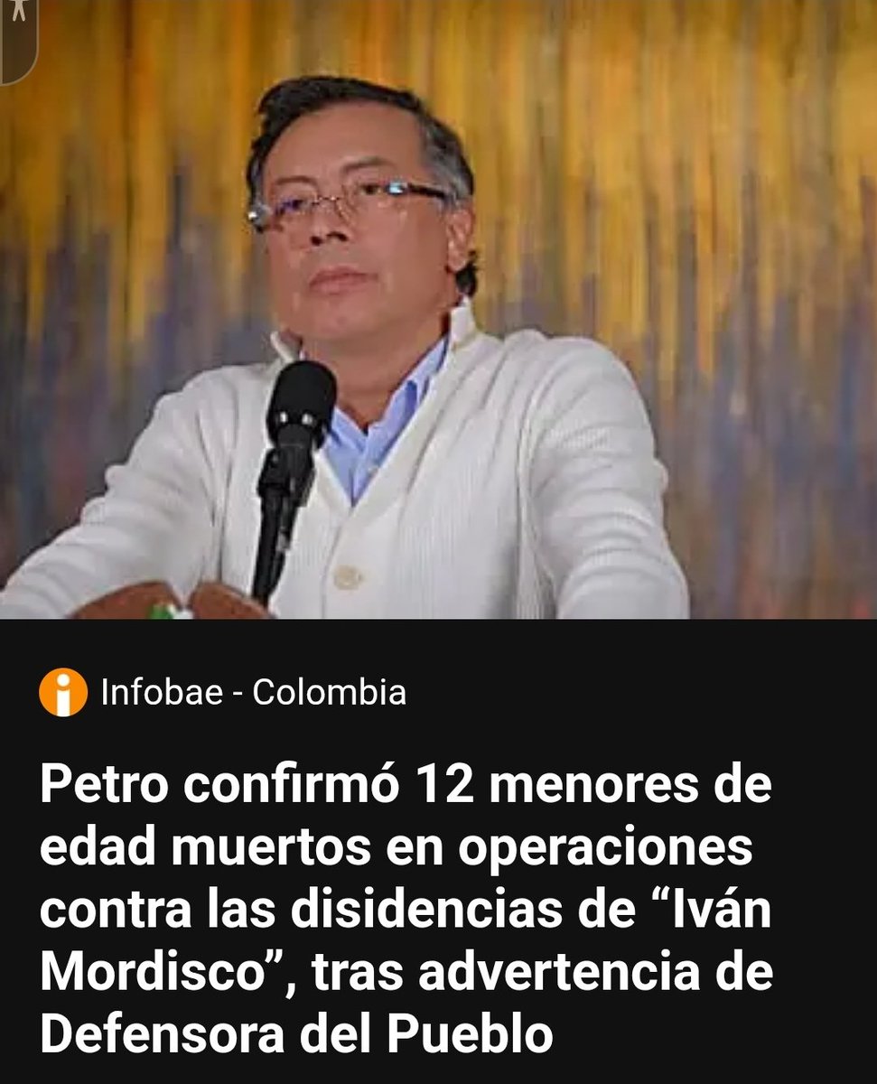 JOSEPHDELGADOMD's tweet image. Mientras Petro se &quot;queja&quot;, pone el grito en el cielo  por el hundimiento de lanchas vinculadas con el narcotráfico y sus narcotraficantes muertos;  se dedica a dar &quot;de baja&quot; delincuentes y con ellos  a &quot;menores de edad&quot;  (12) víctimas de &quot;RECLUTAMIENTO FORZOSO&quot;. ¿Cinismo o...?