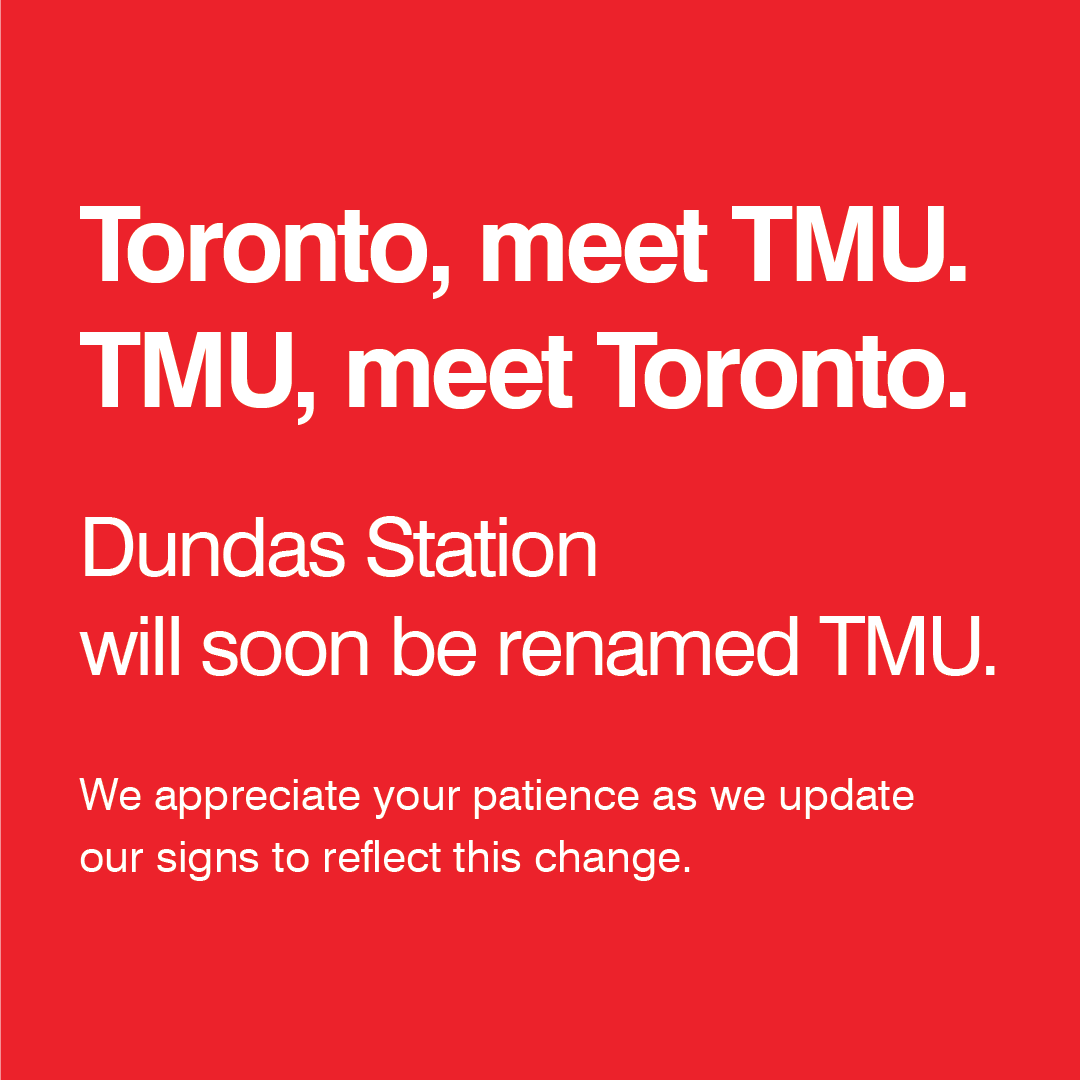 TTChelps's tweet image. Something new is on the way 👀

To learn more, visit: ttc.ca/tmu