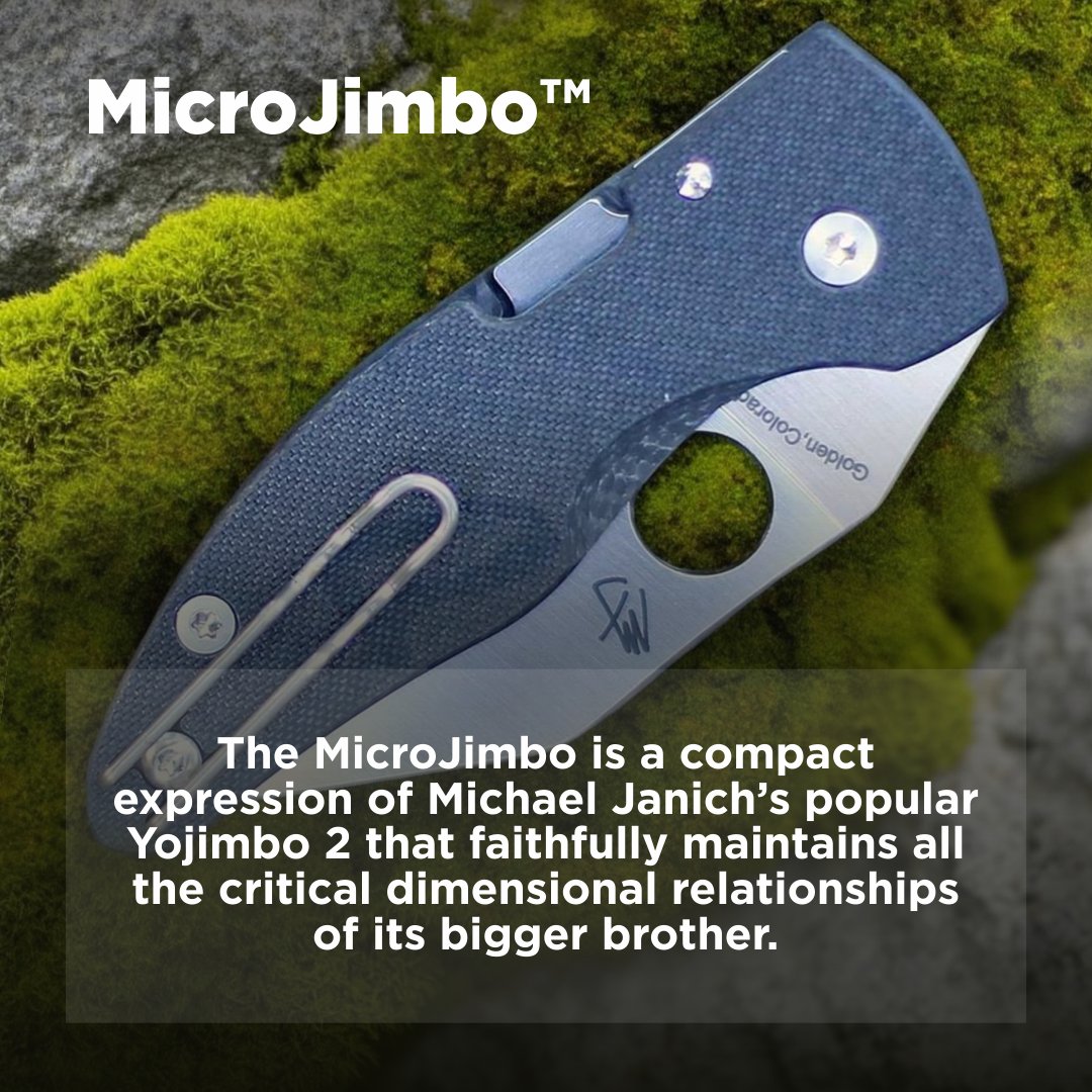 SportsandGadget's tweet image. 🐍 Spyderco MicroJimbo Sprint Run — compact power inspired by Michael Janich!

🗡️ 2.45&quot; CPM S90V blade
🖤 Carbon fiber handle
🔐 Compression Lock
🪶 3oz &amp;amp; deep-pocket clip

Limited edition — grab yours!

🛒 sports-and-gadgets.com/collections/ne…

#Spyderco #SprintRun #EDC #KnifeCommunity