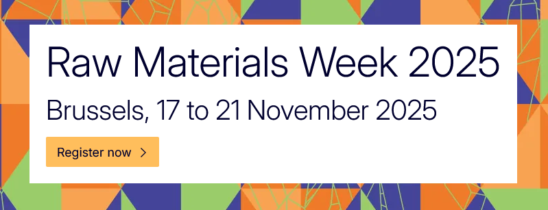 RESQTOOL's tweet photo. Tomorrow, the official works of the Raw Material Week will start in Brussels. We are there, look for us! https://t.co/KmXuvgLgMg
