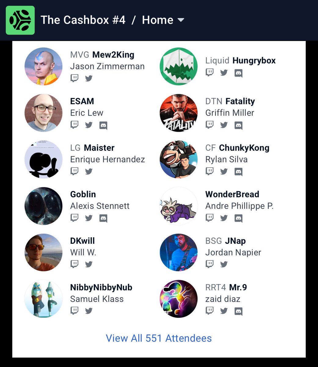 LiquidHbox's tweet image. Reminder that the next Ultimate Cashbox is this Wednesday, 6PM EST. 

Steve/Sonic/Kazuya/Min-Min banned. 

Over 550 Entrants and counting!

Also - the voting for next week’s variety event ends in just over 48 hours, with Randubs (SSBU) in the lead.