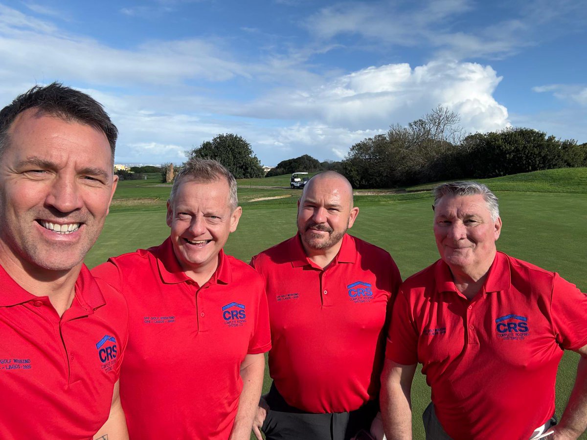 PScully13's tweet image. Home now after a fab 4 days in Portugal for the @StevePrescott1 2025 golf event ⛳️ 🇵🇹 

100+ golfers continuing the great man’s legacy ❤️

Big thanks to MJB &amp;amp; all the team for a fantastic event

#SPF #Lagos2025 #1Precky #FUNdraising