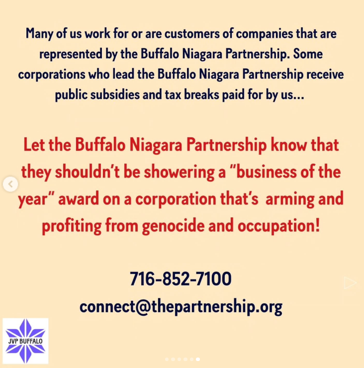 Jewish Voice for Peace - Buffalo tweet media
