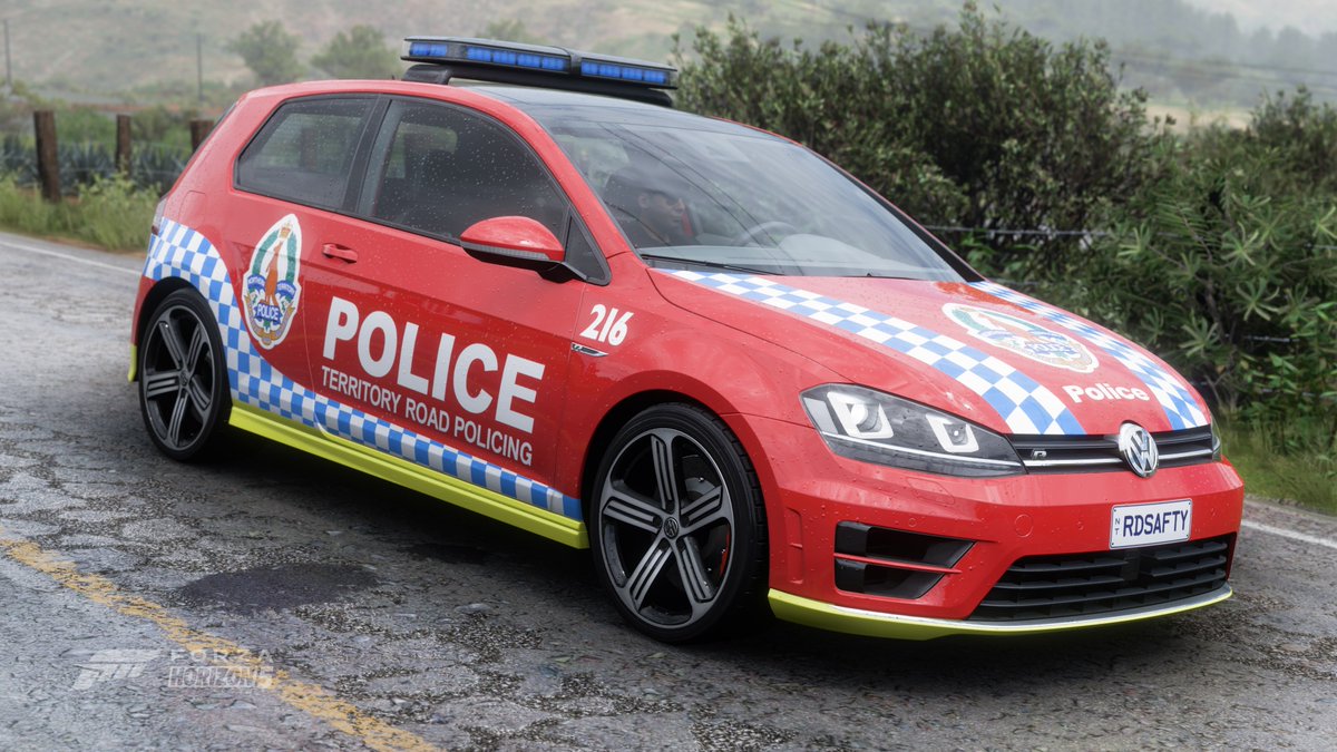 RallyzX360's tweet image. OK, I think that&apos;s quite enough! Here is the final (?) NT Police livery, this time on the Golf R. Share code is 805 298 675. Enjoy ...