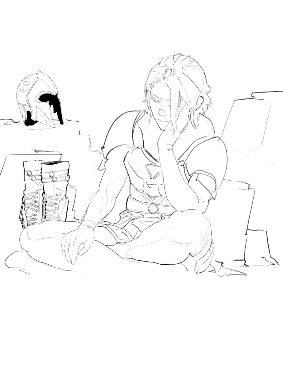 Devok451's tweet photo. Been doing some OCs thought I’d share here! #art #originalcharacter #drawing #sketches #lineart #dungeonsanddragons #Commission https://t.co/POw7Jb2BaT