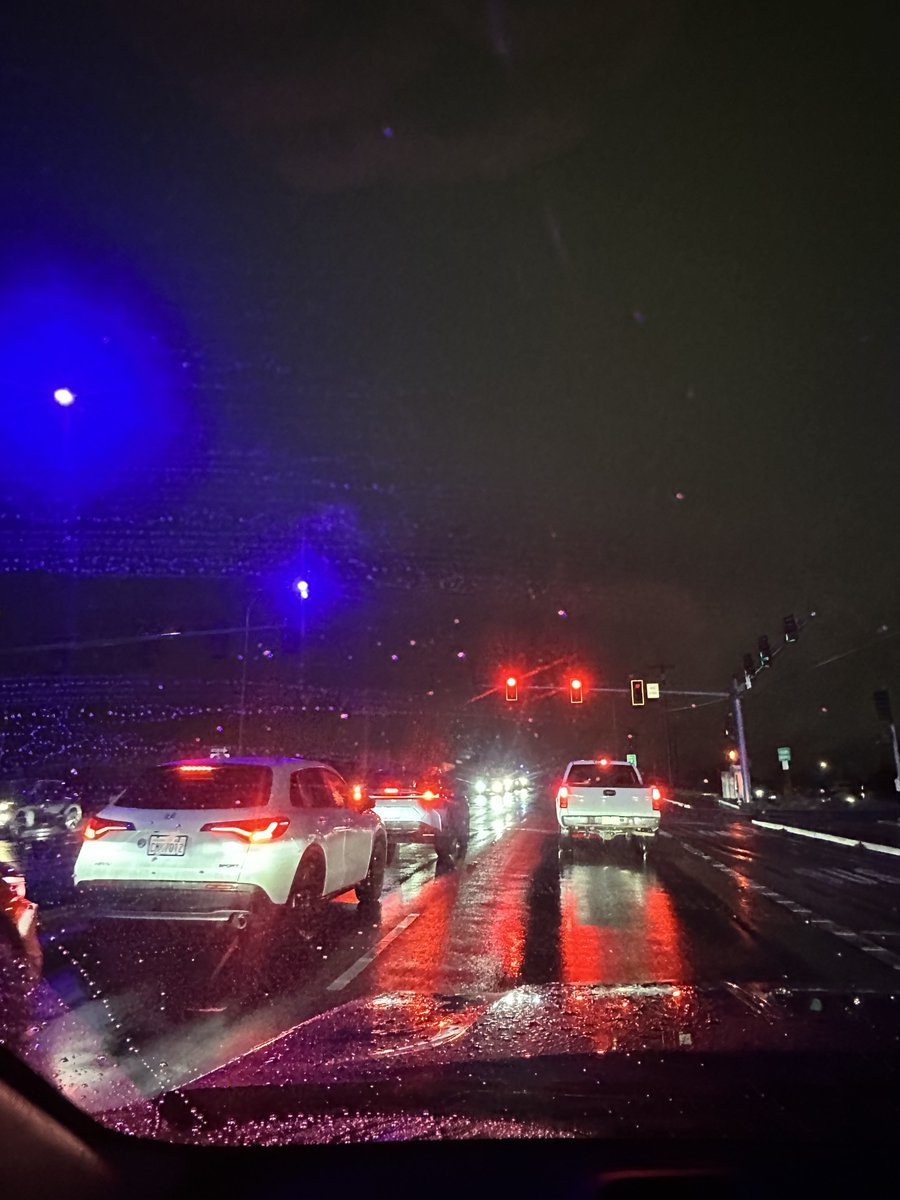 Speaking of street lights, why are these lights blue? Not just light blue or a camera trick, but intentionally dark blue…