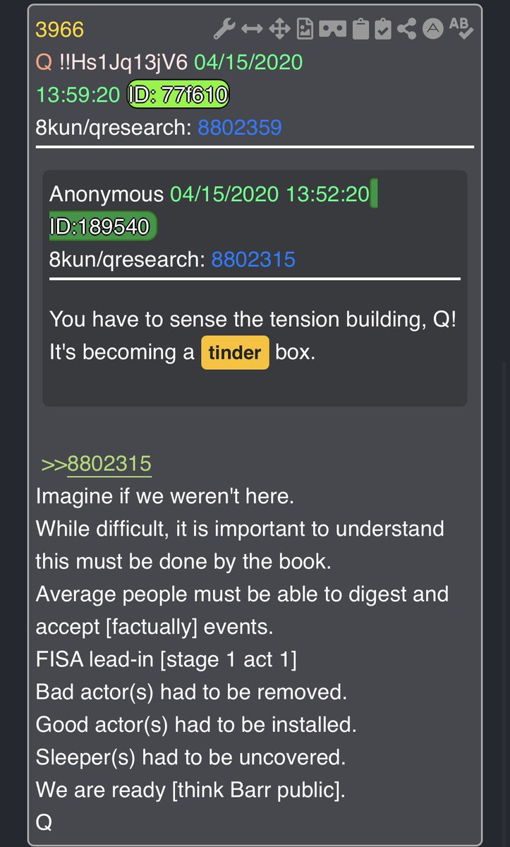 Are you seeing it yet? 

Protect your mind and control your reactions. 

As <a href="/qexam6/">Q EXAM</a> says. Don’t be a tool.