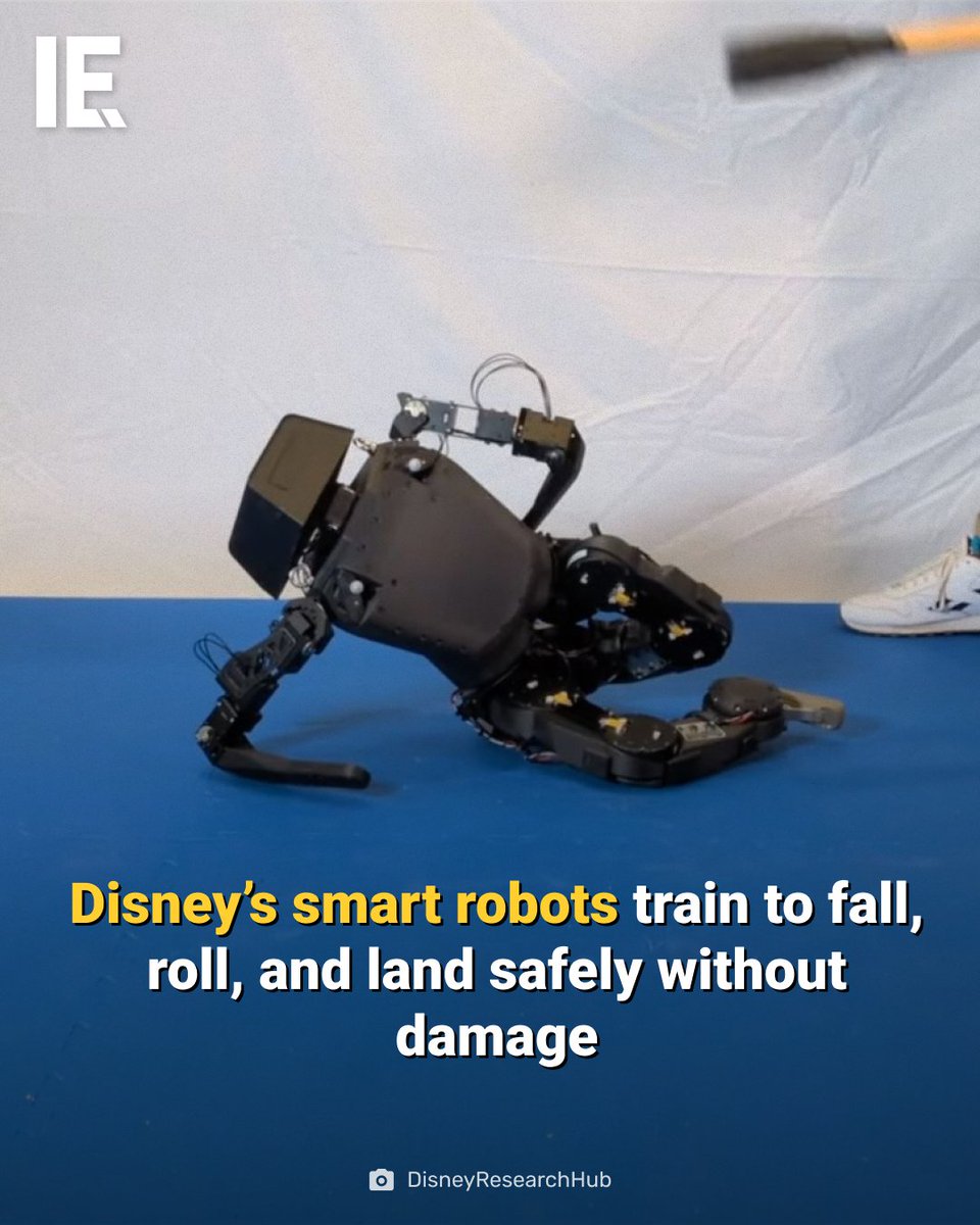 IntEngineering's tweet image. A real 35-pound robot successfully performed these learned maneuvers using a compact neural network and motion-capture feedback. bit.ly/47KVXkh