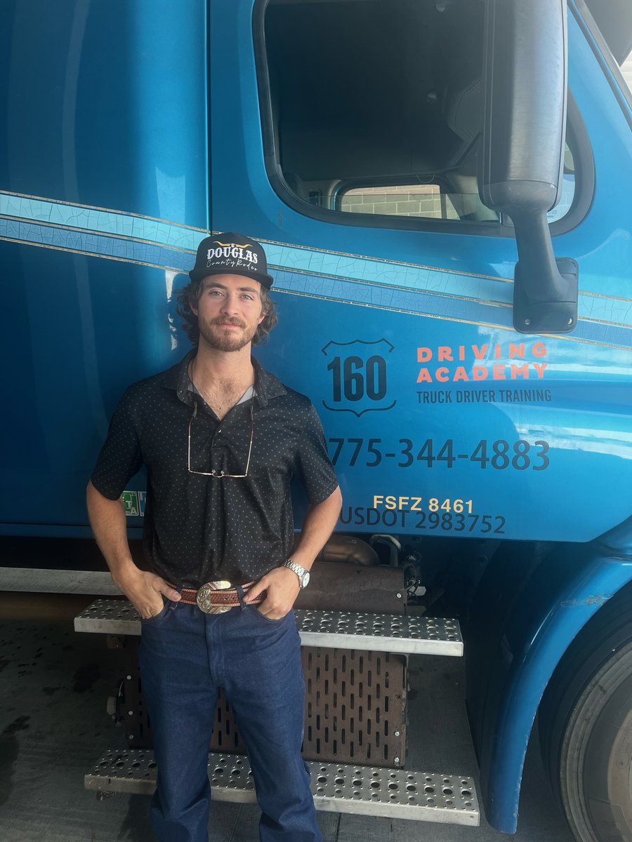 160Driving's tweet image. Congratulations to our newest CDL graduate from 160 Driving Academy Reno!
Your hard work, determination, and commitment have paid off.
The road ahead is wide open, and we can’t wait to see where your new career takes you.

Great job, driver!
#160DrivingAcademy #CDLGraduate #Reno…