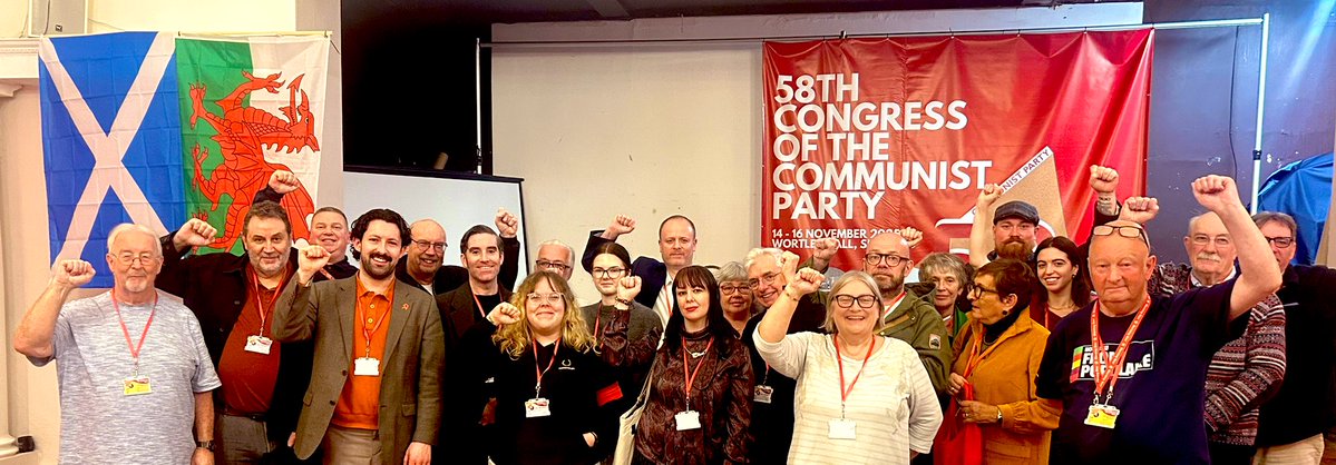 CPBritain's tweet image. Our 58th Congress elected the following comrades to our new 33 member Executive Committee, the body tasked with driving forward the growth of our Party over the next two years #CP58

• Nisar Ahmed, North London
• Georgina Andrews, Merseyside
• Ron Brown, Durham, Darlington &amp;amp;…