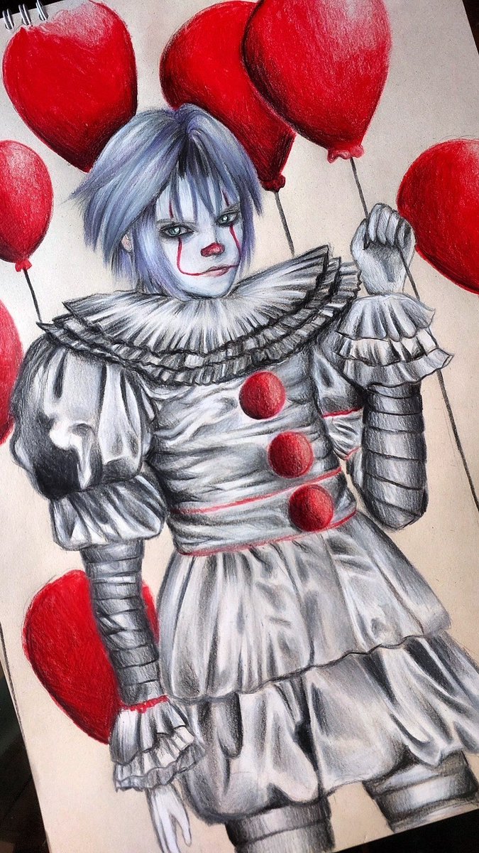 NyxaraStudio's tweet photo. Our boy is ready🎈🃏🔪
#FF7EC 
#YOUNGSEPHIROTH
#FFVII
#ARTWORK https://t.co/paVRXoRR6r