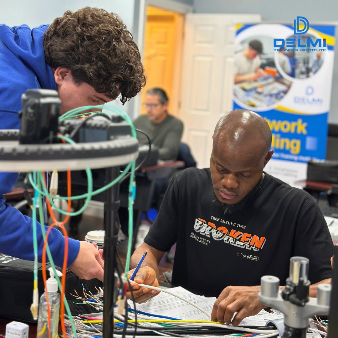 DelmiTraining's tweet image. NEW BATCH – NETWORK CABLING CLASS (DAY 1)
Excited to begin a new journey with our students as we dive into hands-on learning and practical skills. 🔌📡
#DelmiTraining #NetworkCabling #Day1 #TechnicalSkills