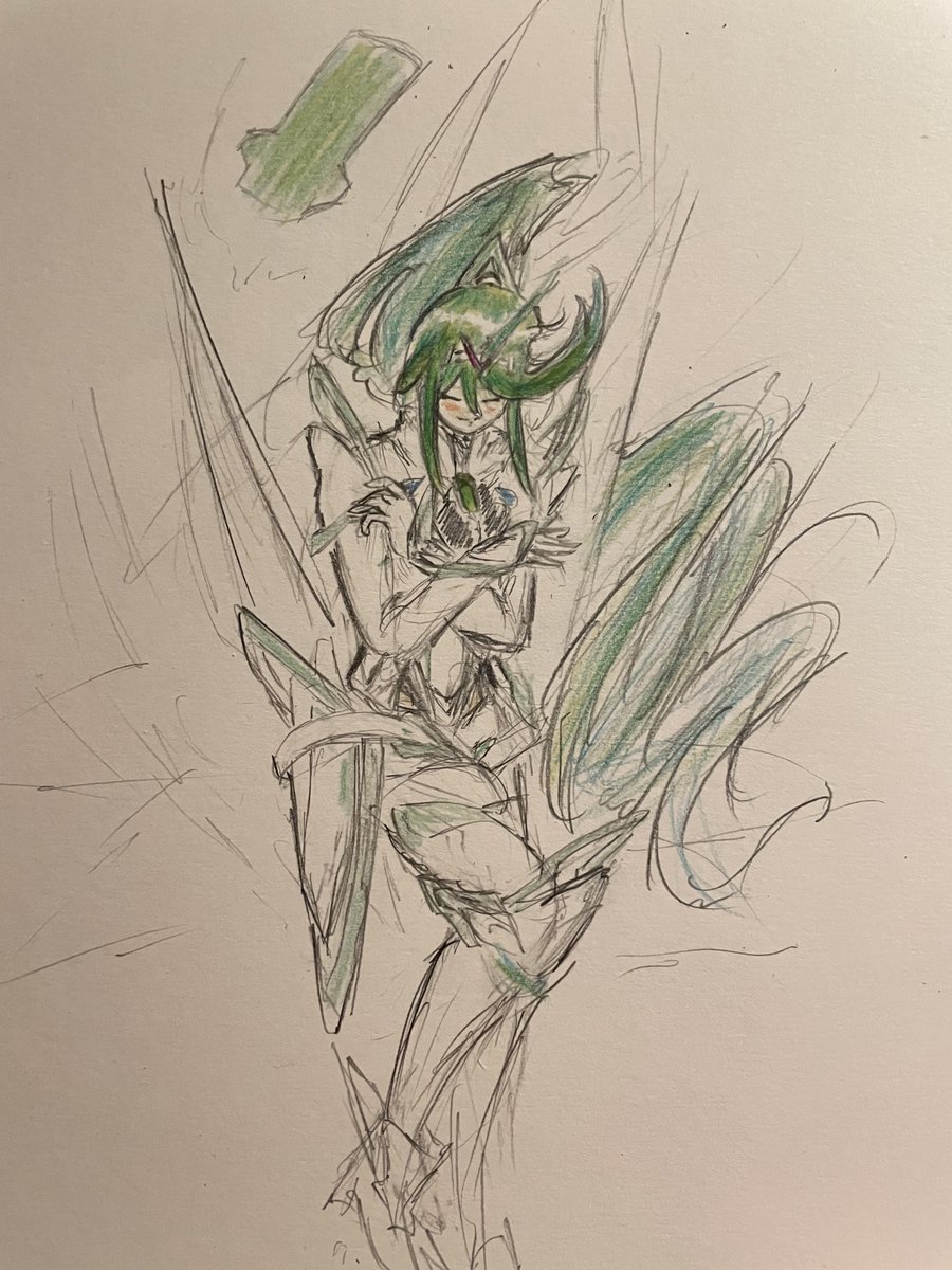 it's really messed up that it took years for us to finally get proper some key art of Pneuma's true form

i still love her though, that's my green queen