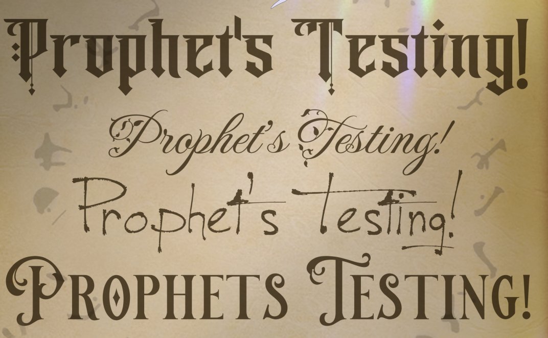 ProphetsPathVT's tweet image. Which font do you like best for my debut slides? I like the third for the main text to keep up the handwritten journal theme, but I&apos;m slightly concerned about readability. What do you think?