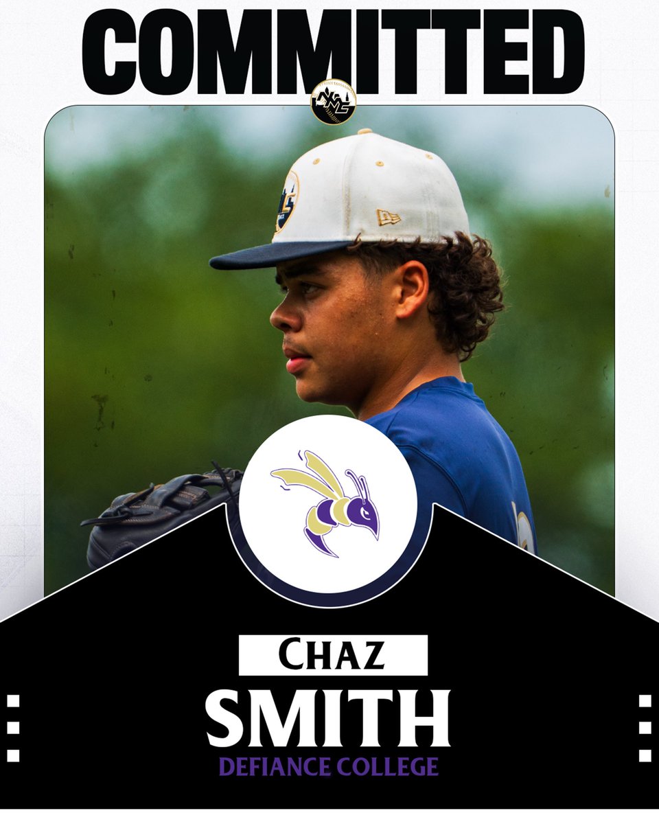 NMCBaseball's tweet photo. 2026 3B Chaz Smith commits to Defiance! https://t.co/umlBq9MruE