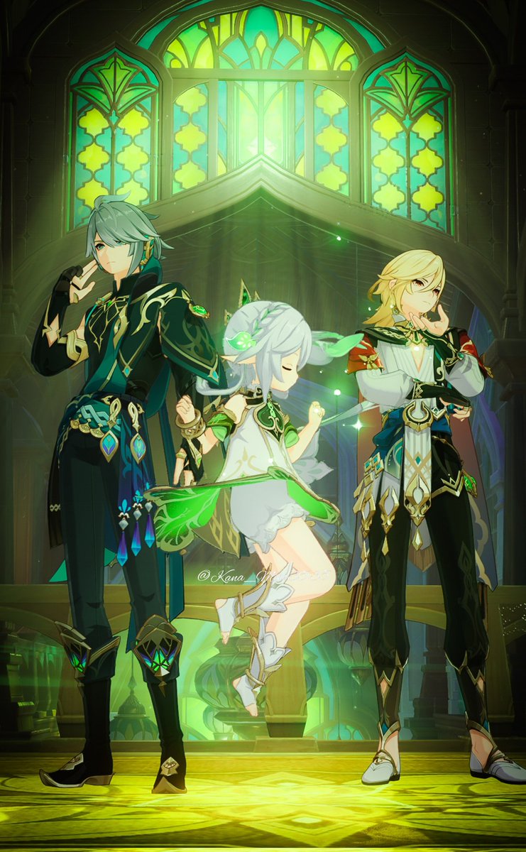 ✨️✨️🌱☘️🪶✨️✨️
#ナヒーダ #アルハイゼン #カーヴェ #原神 #原神写真部